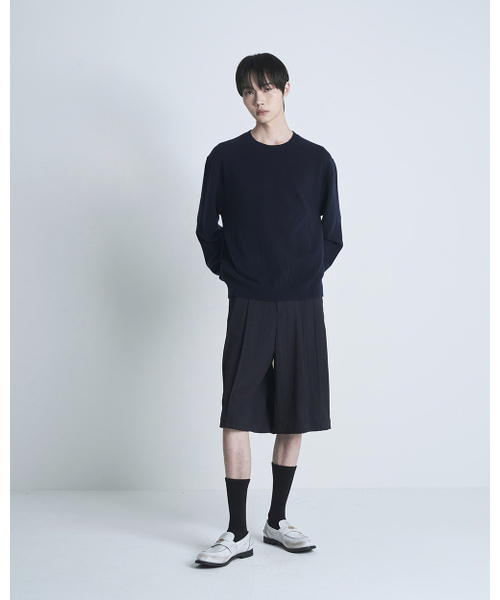 POKER FACE(ポーカーフェイス)の「FARASHA CASHMERE CREW NECK KNIT DARK NAVY(ニット/セーター・レディース・その他・46/48/50)」の3枚目の写真