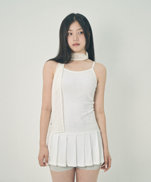 MIHEV（ミヘブ）の「Star Dot Mesh Scarf Ivory White（バンダナ/スカーフ）」