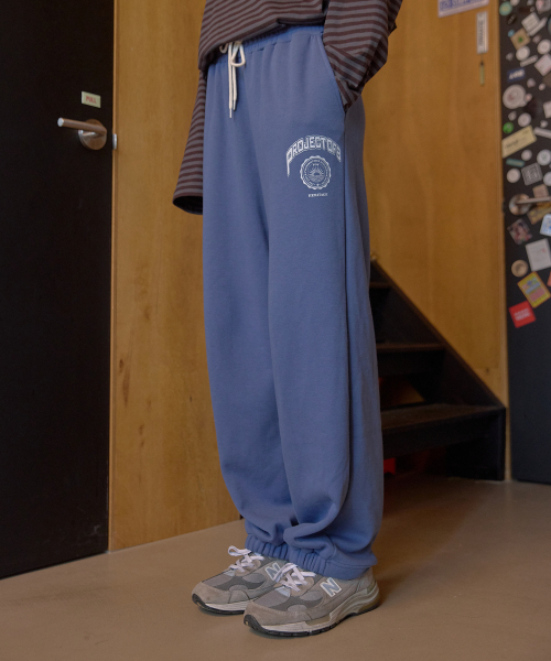 PO8(ピーオーエイト)の「AUTHENTIC SWEATPANTS - BLUE(スウェットパンツ・レディース・その他・MEDIUM/LARGE)」の1枚目の写真
