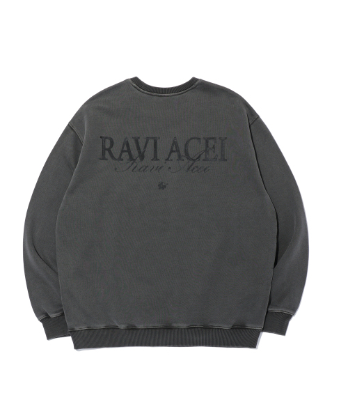 ACEI(アセイ)の「ピグメントスウェットシャツダークグレー(男女共用)(スウェット・メンズ・チャコール・SMALL/MEDIUM/LARGE)」の2枚目の写真
