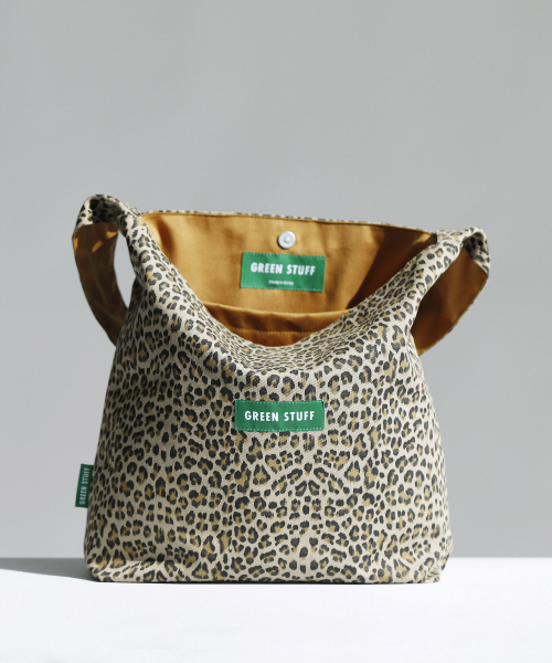GREEN STUFF(グリーンスタッフ)の「seem full bag 62 - leopard beige(エコバッグ/サブバッグ・レディース・その他・FREE)」の5枚目の写真