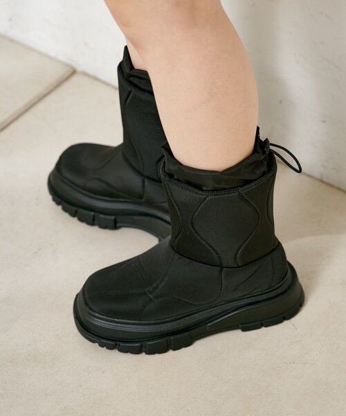 Kastane（カスタネ）の「ナイロンスノーブーツ（ブーツ・レディース・ブラック/カーキ・36/37/38）」の5枚目の写真