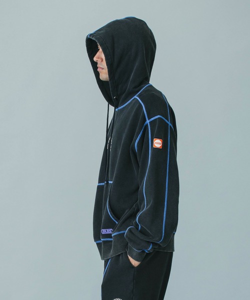 SILAS(サイラス)の「【UK COLLECTION】CIRCLE LOGO SWEAT HOODIE(パーカー・メンズ・オフホワイト/ブラック/ライトブルー・S/M/L)」の8枚目の写真