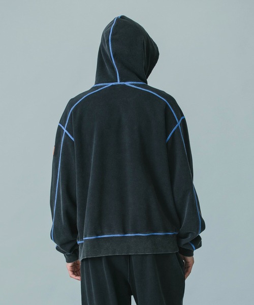 SILAS(サイラス)の「【UK COLLECTION】CIRCLE LOGO SWEAT HOODIE(パーカー・メンズ・オフホワイト/ブラック/ライトブルー・S/M/L)」の9枚目の写真