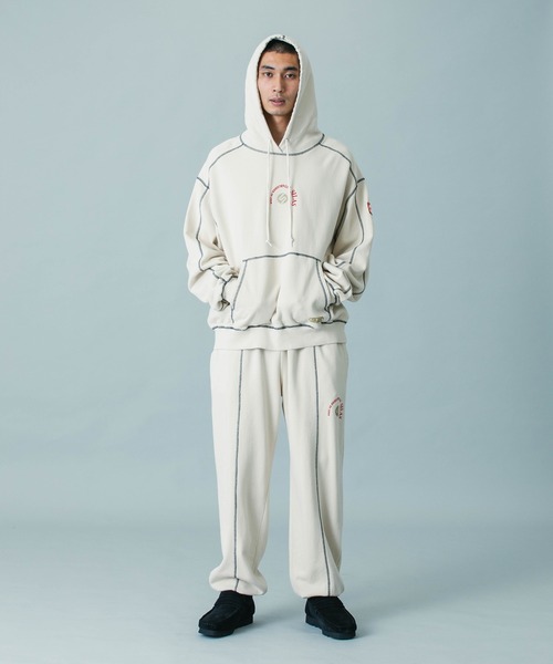 SILAS(サイラス)の「【UK COLLECTION】CIRCLE LOGO SWEAT HOODIE(パーカー・メンズ・オフホワイト/ブラック/ライトブルー・S/M/L)」の12枚目の写真