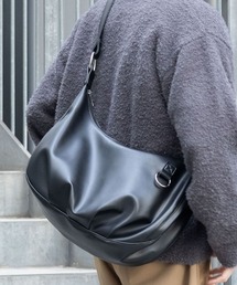 RAGEBLUE(���C�W�u���[)��Synthetic Leather Round Shoulder Bag /�^�b�N���E���h�V�����_�[�o�b�O(�V�����_�[�o�b�O)