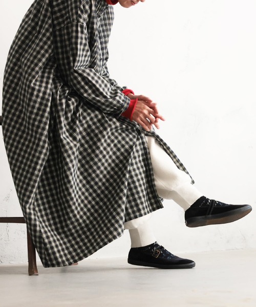 soulberry(ソウルベリー)の「ワンピ好きが作った、冬の<わがまま>パンツ(その他パンツ・レディース・チャコール/オフホワイト・M/L/LL/3L/4L/5L)」の15枚目の写真