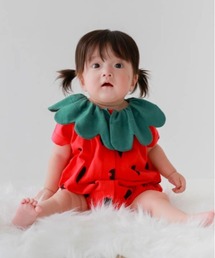 nicohrat（ニコフラート）の「nicohrat/ニコフラート いちごロンパース（ロンパース）」