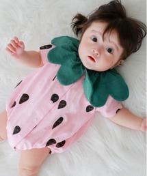 nicohrat（ニコフラート）の「nicohrat/ニコフラート いちごロンパース（ロンパース）」