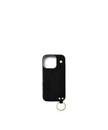 iPhone 17 Pro) ハンドル付き バックカバーケース シュリンクレザー