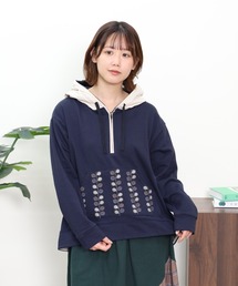 Emago（イマゴ）の「EMAGO 葉っぱ刺繍ﾊﾟｰｶｰ（パーカー）」