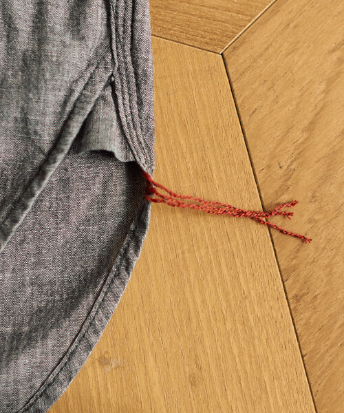 FREAK'S STORE(フリークスストア)の「【日本製】JAPAN CHAMBRAY SHT LS/ジャパン シャンブレー ロングスリーブシャツ(シャツ/ブラウス・メンズ・ブラック/ブルー・SMALL/MEDIUM/LARGE)」の10枚目の写真