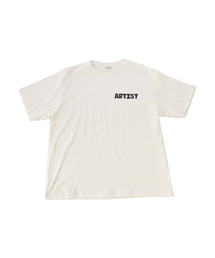 1011GALLERY（ワンゼロワンワンギャラリー）の「Artist Logo T-Shirts - Cream（Tシャツ/カットソー）」