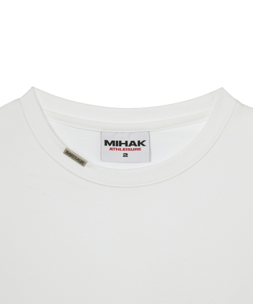 MIHAK（ミハク）の「メタルクリップマッスルフィットTシャツ(ホワイト)（Tシャツ/カットソー・メンズ・その他・1/2/4/3）」の4枚目の写真