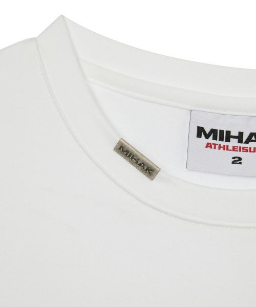 MIHAK（ミハク）の「メタルクリップマッスルフィットTシャツ(ホワイト)（Tシャツ/カットソー・メンズ・その他・1/2/4/3）」の5枚目の写真