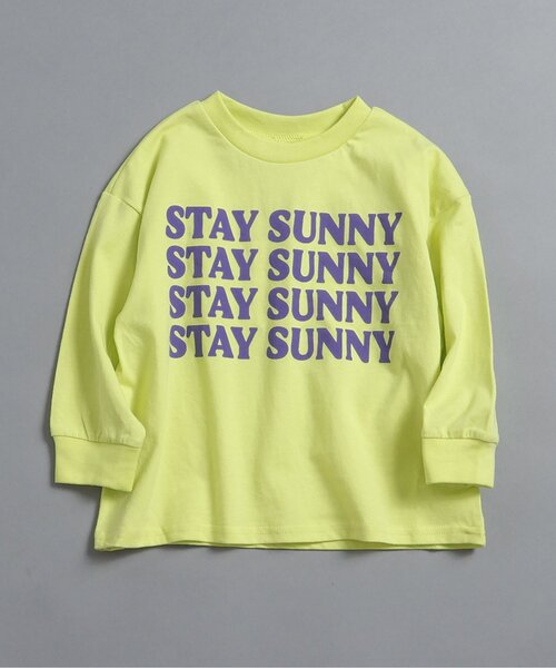 BREEZE（ブリーズ）の「【WEB限定】シンプルロゴTシャツ（Tシャツ/カットソー・キッズ・オフホワイト/ブルー/ラベンダー/ライム/ライトグレー/グリーン/オレンジ/ネイビー・160/150/140/130/120/110/100/90）」の4枚目の写真