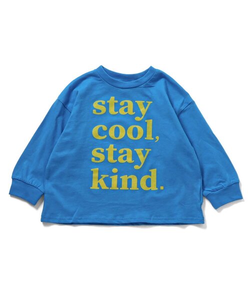 BREEZE（ブリーズ）の「【WEB限定】シンプルロゴTシャツ（Tシャツ/カットソー・キッズ・オフホワイト/ブルー/ラベンダー/ライム/ライトグレー/グリーン/オレンジ/ネイビー・160/150/140/130/120/110/100/90）」の13枚目の写真