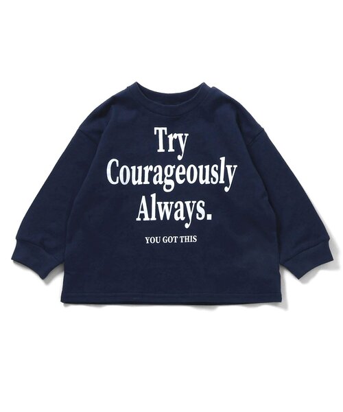 BREEZE（ブリーズ）の「【WEB限定】シンプルロゴTシャツ（Tシャツ/カットソー・キッズ・オフホワイト/ブルー/ラベンダー/ライム/ライトグレー/グリーン/オレンジ/ネイビー・160/150/140/130/120/110/100/90）」の19枚目の写真