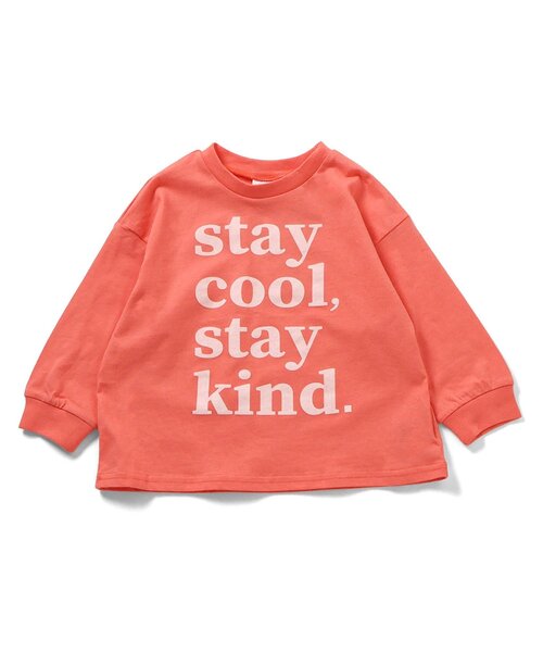 BREEZE（ブリーズ）の「【WEB限定】シンプルロゴTシャツ（Tシャツ/カットソー・キッズ・オフホワイト/ブルー/ラベンダー/ライム/ライトグレー/グリーン/オレンジ/ネイビー・160/150/140/130/120/110/100/90）」の20枚目の写真