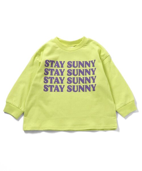 BREEZE（ブリーズ）の「【WEB限定】シンプルロゴTシャツ（Tシャツ/カットソー・キッズ・オフホワイト/ブルー/ラベンダー/ライム/ライトグレー/グリーン/オレンジ/ネイビー・160/150/140/130/120/110/100/90）」の22枚目の写真