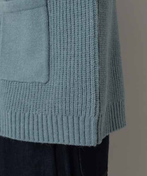 セール】DOUBLE ZIP COVERALL KNIT JACKET / ダブルジップカバーオール