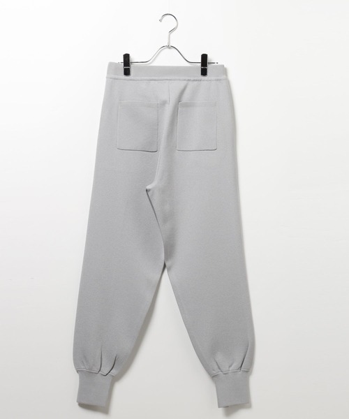 HEREIAM（ヘレイアム）の「【HEREIAM】グリッターニットJOG（その他パンツ・レディース・アイボリー/シルバーグレー/ブラック・MEDIUM/SMALL）」の4枚目の写真