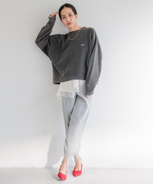 HEREIAM（ヘレイアム）の「【HEREIAM】グリッターニットJOG（その他パンツ・レディース・アイボリー/シルバーグレー/ブラック・MEDIUM/SMALL）」の21枚目の写真