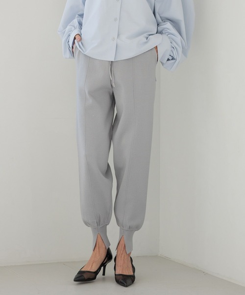 HEREIAM（ヘレイアム）の「【HEREIAM】グリッターニットJOG（その他パンツ・レディース・アイボリー/シルバーグレー/ブラック・MEDIUM/SMALL）」の18枚目の写真