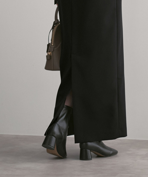 Noble（ノーブル）の「ラフィネダブルクロスソフトスクエアワンピース（ワンピース・レディース・ブラック/キャメル・40/38/36）」の13枚目の写真