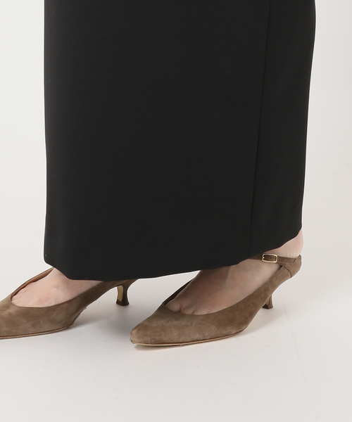 Noble（ノーブル）の「ラフィネダブルクロスソフトスクエアワンピース（ワンピース・レディース・ブラック/キャメル・40/38/36）」の3枚目の写真