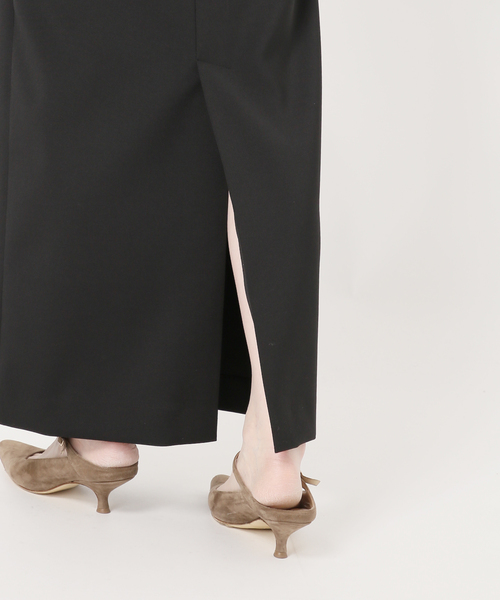 Noble（ノーブル）の「ラフィネダブルクロスソフトスクエアワンピース（ワンピース・レディース・ブラック/キャメル・40/38/36）」の4枚目の写真