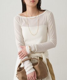 LOUNGEDRESS | ラウンドシアーカットソー(Tシャツ/カットソー)