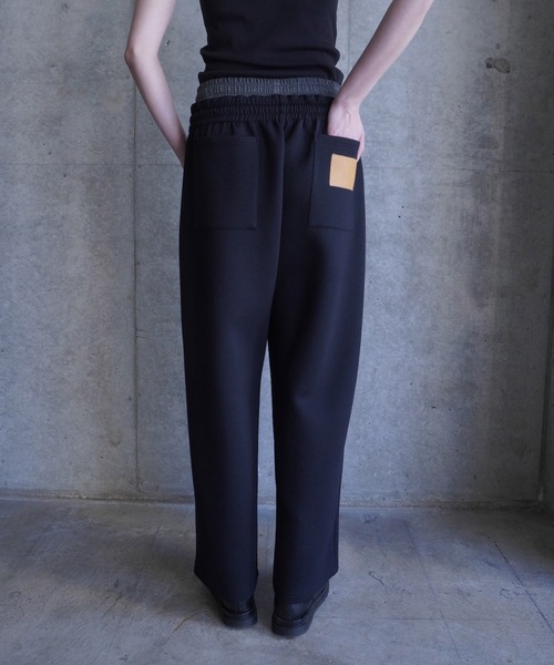 G.V.G.V.(ジーヴィージーヴィー)の「SWEAT 2WAY PANTS(スウェットパンツ・レディース・ブラック/ダークグレー・S/L)」の4枚目の写真