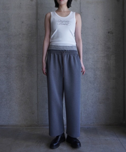 G.V.G.V.(ジーヴィージーヴィー)の「SWEAT 2WAY PANTS(スウェットパンツ・レディース・ブラック/ダークグレー・S/L)」の19枚目の写真