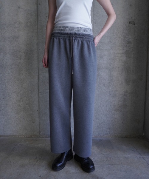 G.V.G.V.(ジーヴィージーヴィー)の「SWEAT 2WAY PANTS(スウェットパンツ・レディース・ブラック/ダークグレー・S/L)」の17枚目の写真