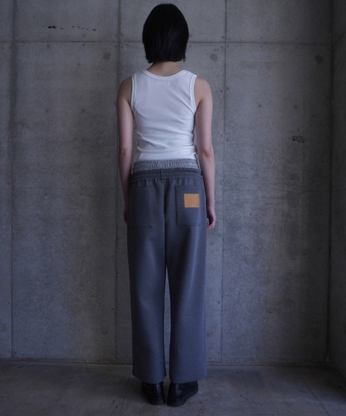 G.V.G.V.(ジーヴィージーヴィー)の「SWEAT 2WAY PANTS(スウェットパンツ・レディース・ブラック/ダークグレー・S/L)」の22枚目の写真