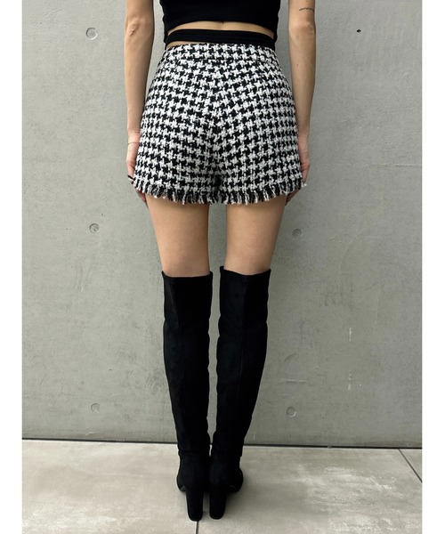EGOIST（エゴイスト）の「ツイードショートパンツ（その他パンツ・レディース・ブラック・S/M）」の4枚目の写真