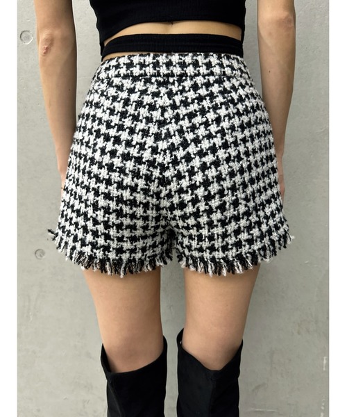 EGOIST（エゴイスト）の「ツイードショートパンツ（その他パンツ・レディース・ブラック・S/M）」の5枚目の写真