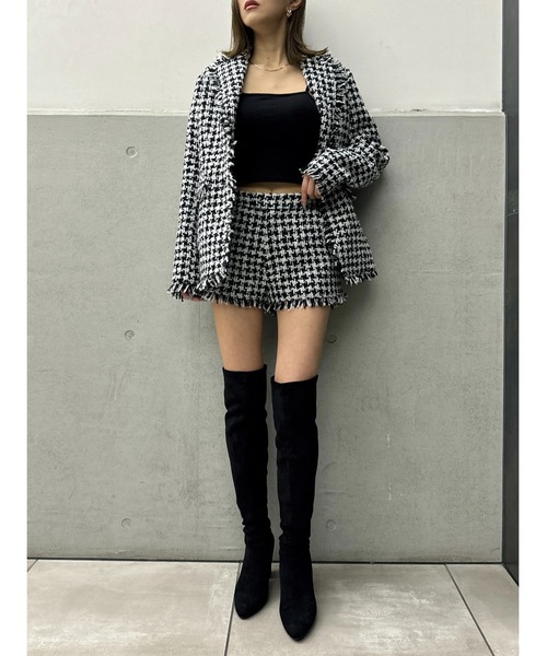 EGOIST（エゴイスト）の「ツイードショートパンツ（その他パンツ・レディース・ブラック・S/M）」の10枚目の写真