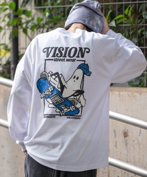 VISION STREET WEAR | ∴WEGO/【26年春夏新作】別注VISIONゴーストスケーターグラフィックT(LS)(Tシャツ/カットソー)