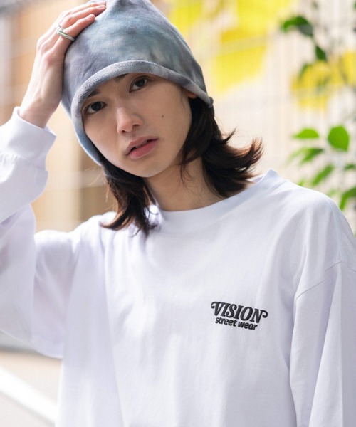 VISION STREET WEAR（ヴィジョンストリートウェア）の「∴WEGO/【26年春夏新作】別注VISIONゴーストスケーターグラフィックT(LS)（Tシャツ/カットソー・メンズ・ブラック/ホワイト・LARGE/MEDIUM）」の10枚目の写真