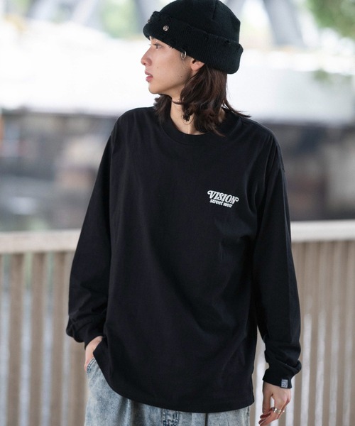 VISION STREET WEAR（ヴィジョンストリートウェア）の「∴WEGO/【26年春夏新作】別注VISIONゴーストスケーターグラフィックT(LS)（Tシャツ/カットソー・メンズ・ブラック/ホワイト・LARGE/MEDIUM）」の21枚目の写真