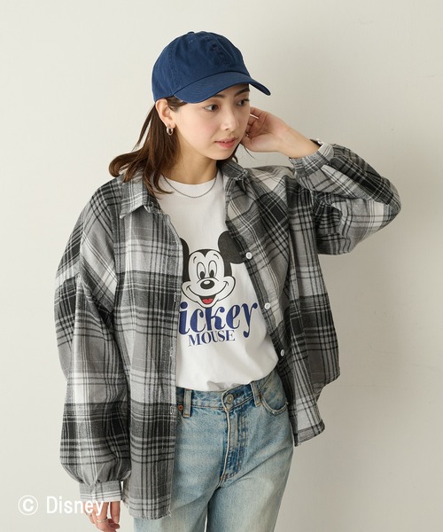GOOD ROCK SPEED(グッドロックスピード)の「【GOOD ROCK SPEED】Disney / Mickey Mouse ミッキーマウス / 刺繍キャップ(キャップ・レディース・ブラウン/チャコールグレー/ネイビー・FREE)」の9枚目の写真