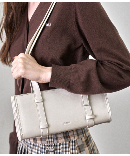 AMESWORLDWIDE（アメスワールドワイド）の「STRAP TOTE BAG MINI IVORY（ショルダーバッグ・レディース・その他・FREE）」の2枚目の写真