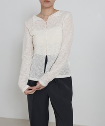 select MOCA（セレクトモカ）の「【ZOZO限定】フロントボタンシアースラブオープンカラーカーディガン（カーディガン/ボレロ）」