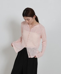 select MOCA（セレクトモカ）の「【ZOZO限定】フロントボタンシアースラブオープンカラーカーディガン（カーディガン/ボレロ）」