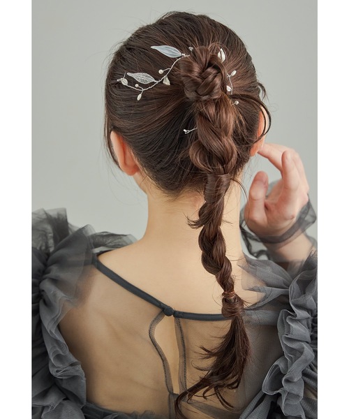 アメリカンフラワーリーフヘッドドレス ヘアアクセサリー ヘアピン