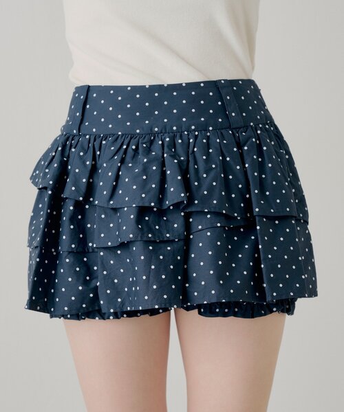 Chico（チコ）の「レイヤードフリルティアードスカート（スカート・レディース・ホワイト/ブルー系その他2/ベージュ・FREE）」の11枚目の写真