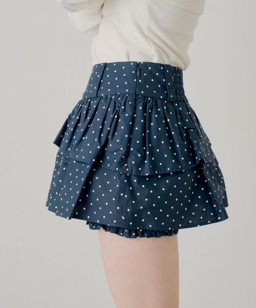 Chico（チコ）の「レイヤードフリルティアードスカート（スカート・レディース・ホワイト/ブルー系その他2/ベージュ・FREE）」の12枚目の写真