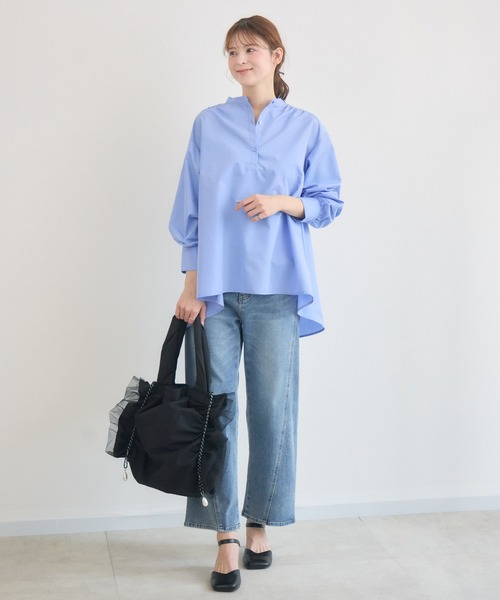 KATHARINE ROSS（キャサリンロス）の「【KATHARINE ROSS】【HELOYSE】キャンディーチュールトート（トートバッグ・レディース・ベージュ/ブラック・MEDIUM）」の3枚目の写真